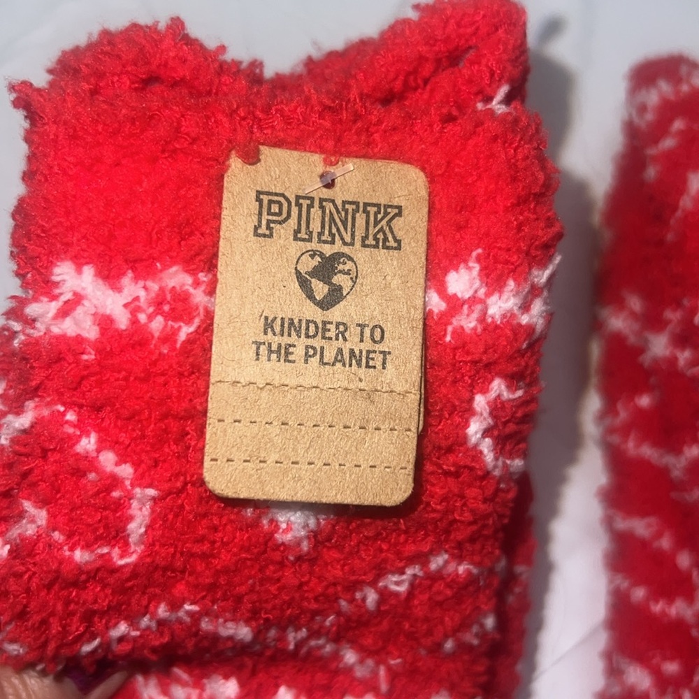 Pink Victoria’s Secret Cozy Socks - Picture 3 of 4